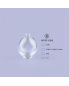 Custom Glass Bottle Production Line Luxury Empty Glass Perfume Bottle 50ml
