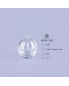 Custom Glass Bottle Production Line Luxury Empty Glass Perfume Bottle 50ml