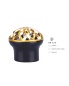 Chinese Made Plastic Flower-shaped Black Perfume Cap for Glass Bottle
