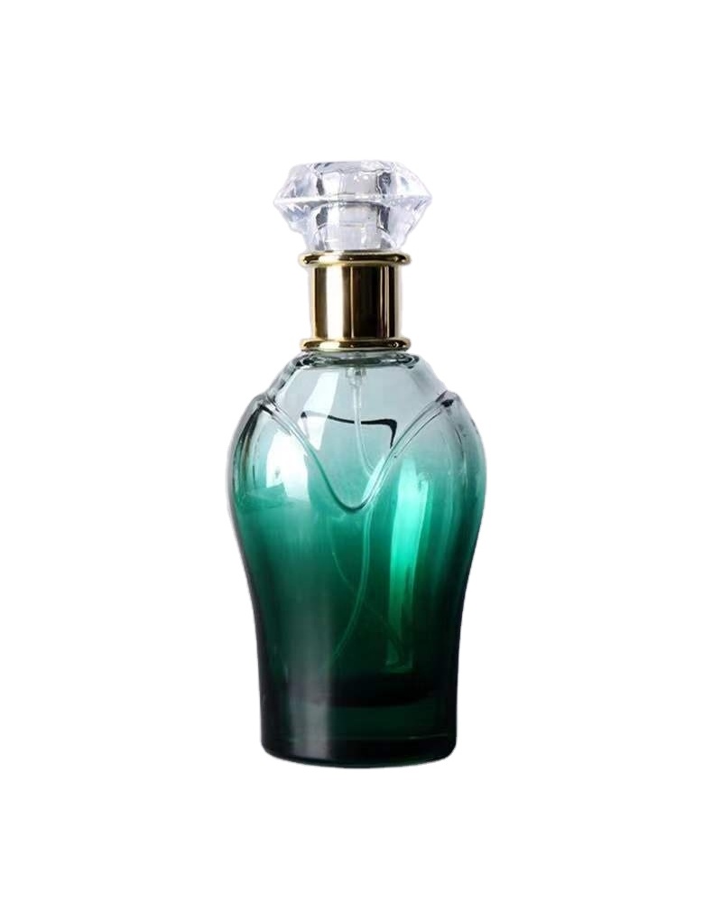 Cosmetic Packaging Empty Round Transparent Bottle Custom Mist Spray 100ml Glass Spray Bottle