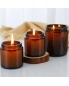 250ml Home Decoration Glass Soy Candles Holder Empty Luxury Candle Jars and Packaging with Lids