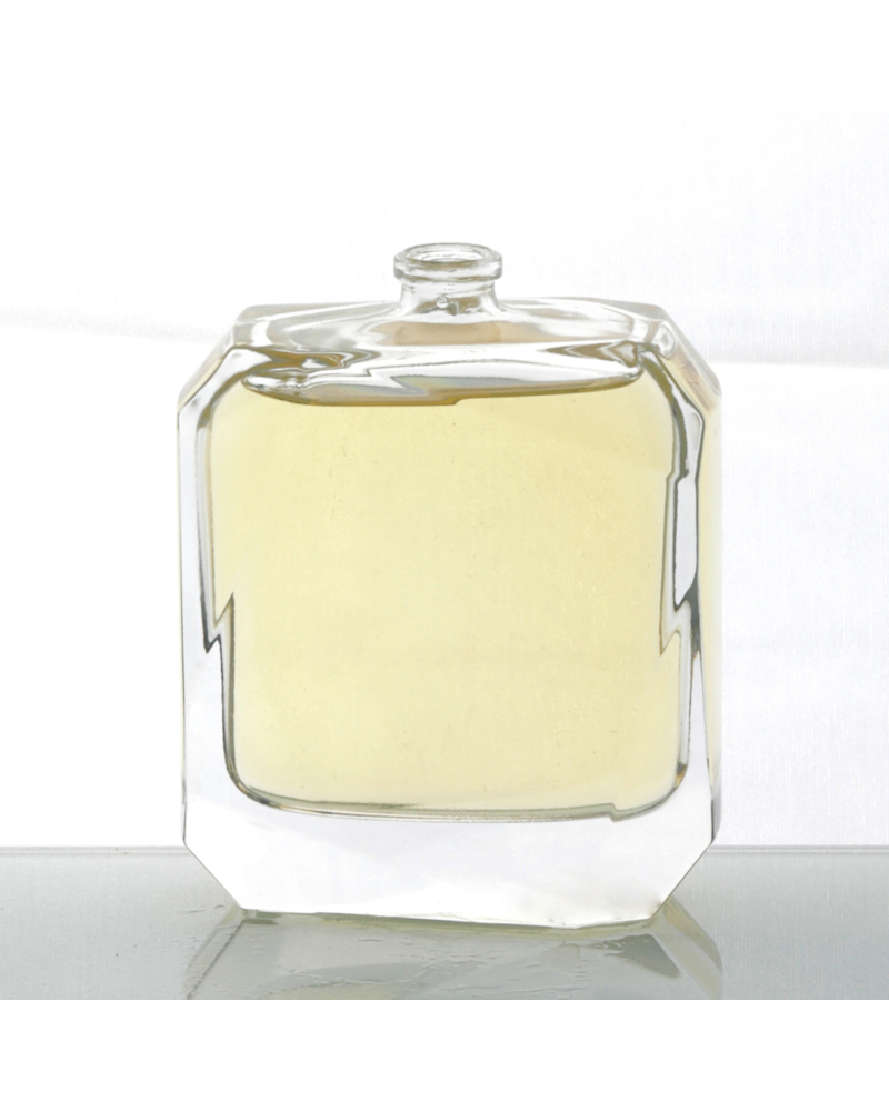 Wholesale Empty Clear Luxury Glass Bottle 100ml Square Bottle Perfume