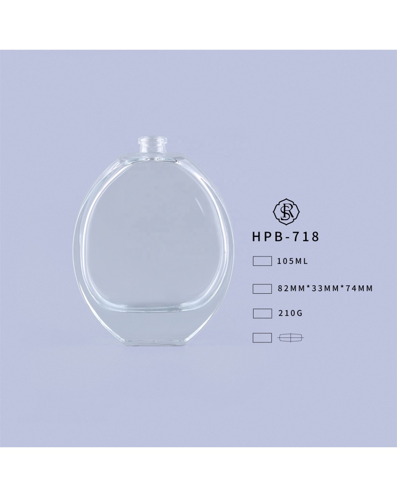 China Cosmetic Round Crimp Bottles Filling Classic Glass Perfume Bottle