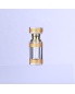 Popular Wholesale Gold Engraving Decorated Regional Figured Empty Mini Crystal Essential Oil Bottles