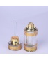 Popular Wholesale Gold Engraving Decorated Regional Figured Empty Mini Crystal Essential Oil Bottles