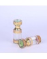 Popular Wholesale Gold Engraving Decorated Regional Figured Empty Mini Crystal Essential Oil Bottles