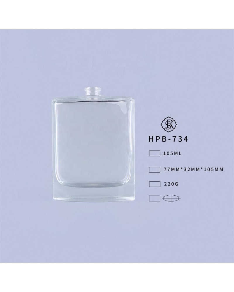 Good Quality Skincare Cosmetic Packaging Thick Middle 100ml Cosmetic Glass Bottle