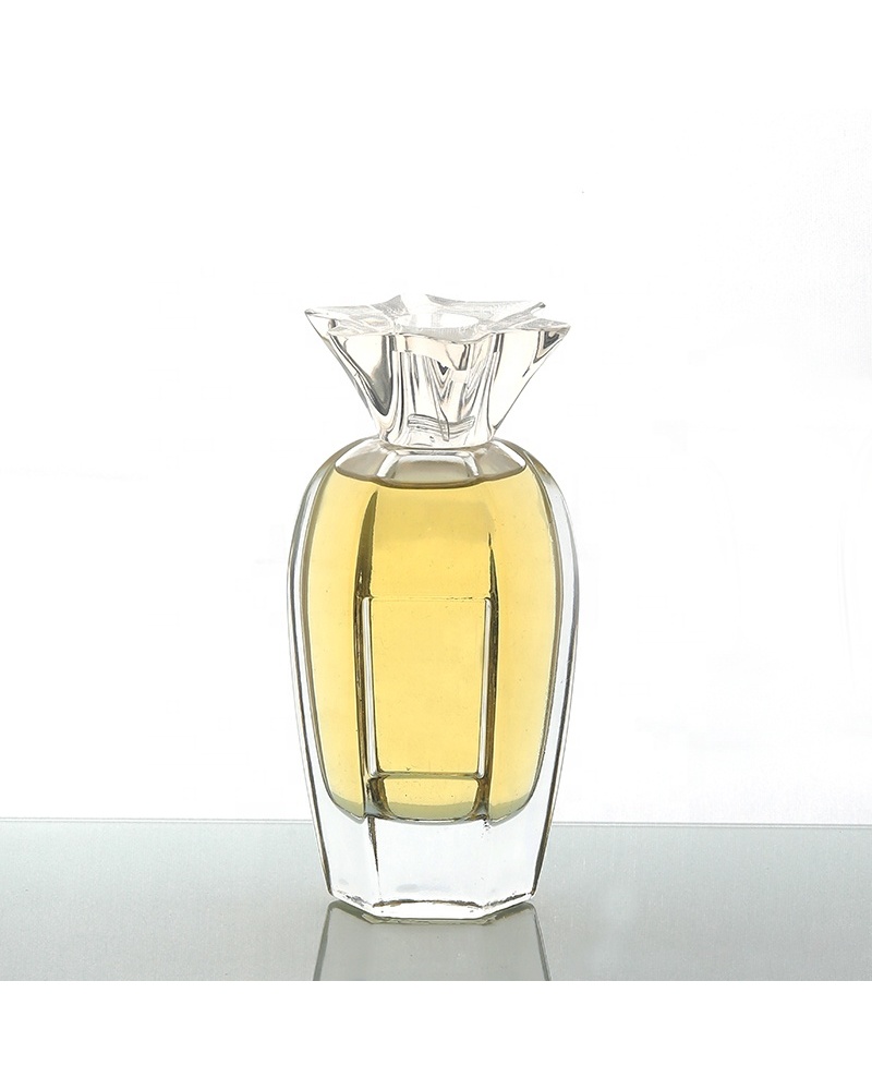 Custom Aroma Fragrance Glass Bottle Container 100ml Spray Pump Perfume Bottle