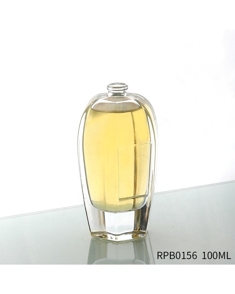 Custom Aroma Fragrance Glass Bottle Container 100ml Spray Pump Perfume Bottle