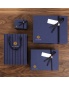 Custom Cosmetic Skin Care Paper Packaging Boxes Set Wholesale Blue Gift Box