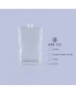 Hot Selling Empty Manual Crimping Square Glass Ladies Perfume Bottle for Oil