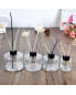 Hot Sale 100ml 150ml 250ml Black Transparent Diffuser Glass Empty Bottle Aromatherapy Bottles