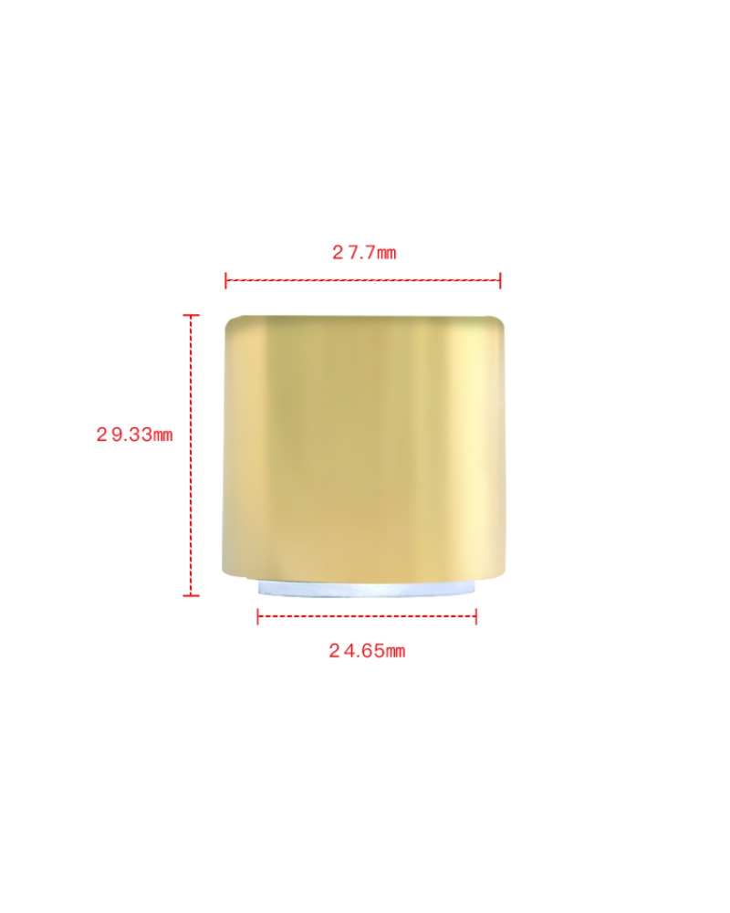 Trendy Magnetic Gold Silver Luxury Perfume Cap Magnet Spray Aluminium Cap with Collar