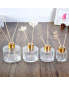 Wholesale 60ml 120ml 180ml 200ml Bedroom Decorative Fragrance Bottles Empty Glass Reed Diffuser Bottle