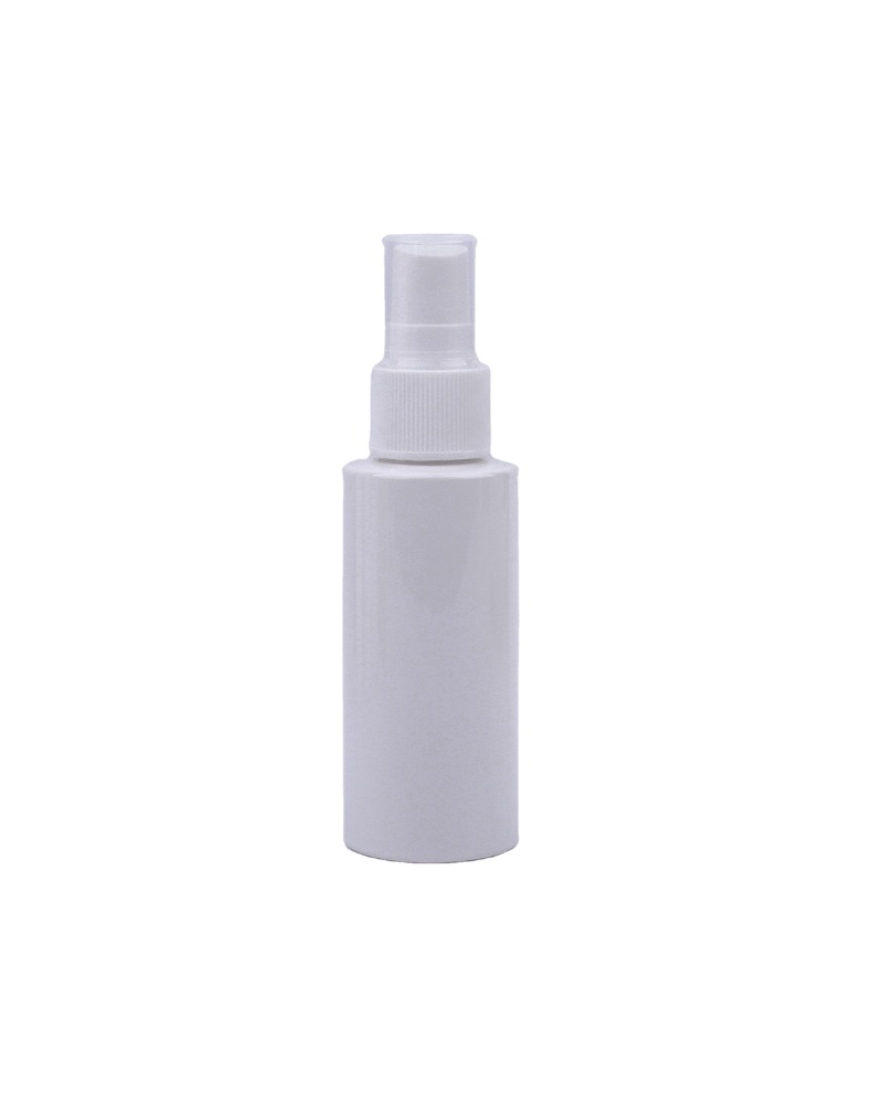 Portable Refillable Container Cosmet Body Mist White 100ml Pet Plastic Spray Bottles