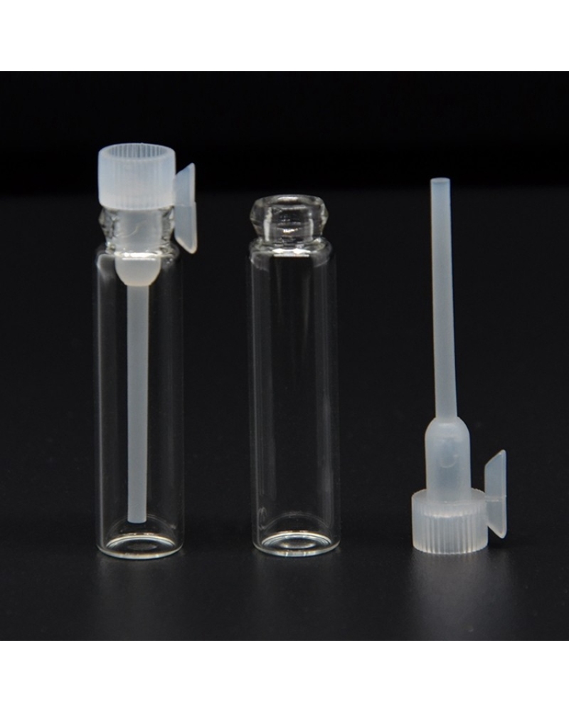 Spot 1ml 2ml 3ml Empty Mini Essential Oil Fragrance Test Vials Mini Sample Glass Perfume Trial Bottle