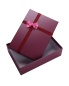 Eco Friendly Ring Earring Pendant Necklace Gift Box Deep Purple Paper Box Packaging
