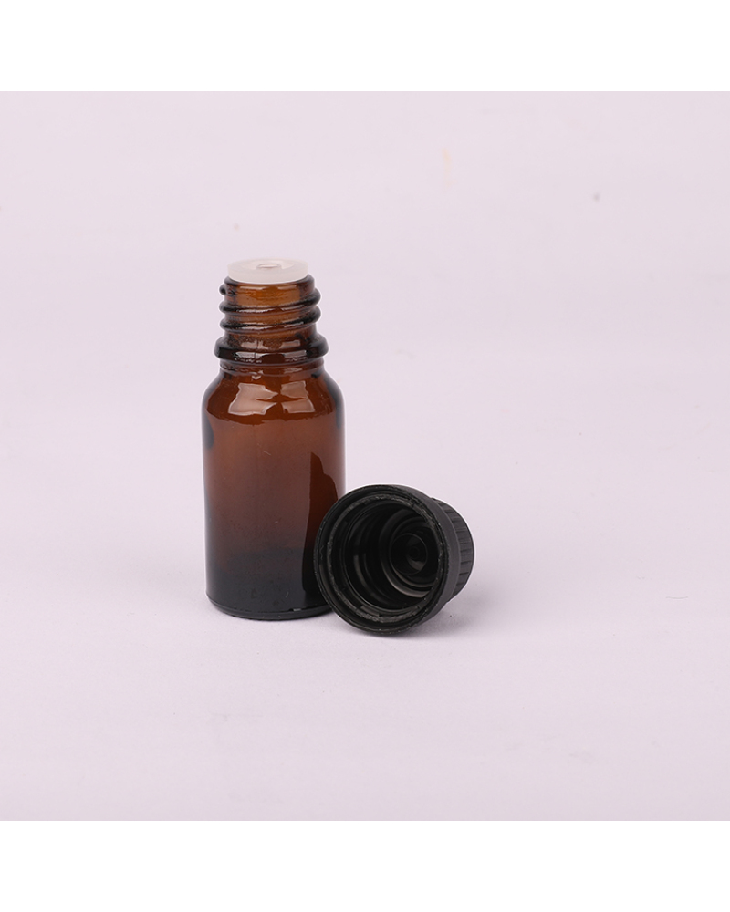 Spot Cosmetic Bottle 10ml Brown Essential Oil Bottles Arabian with Tamper Proof Cap