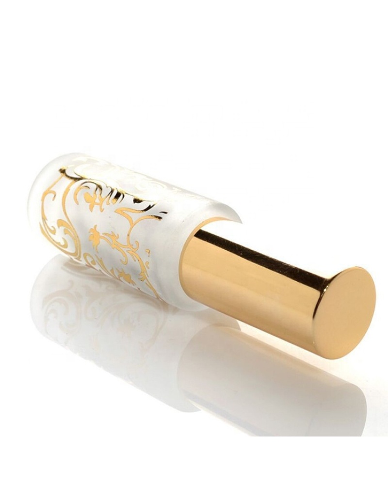 European Cylindrical Spray Small Glass 10ml Luxury Perfume Bottle with Cap