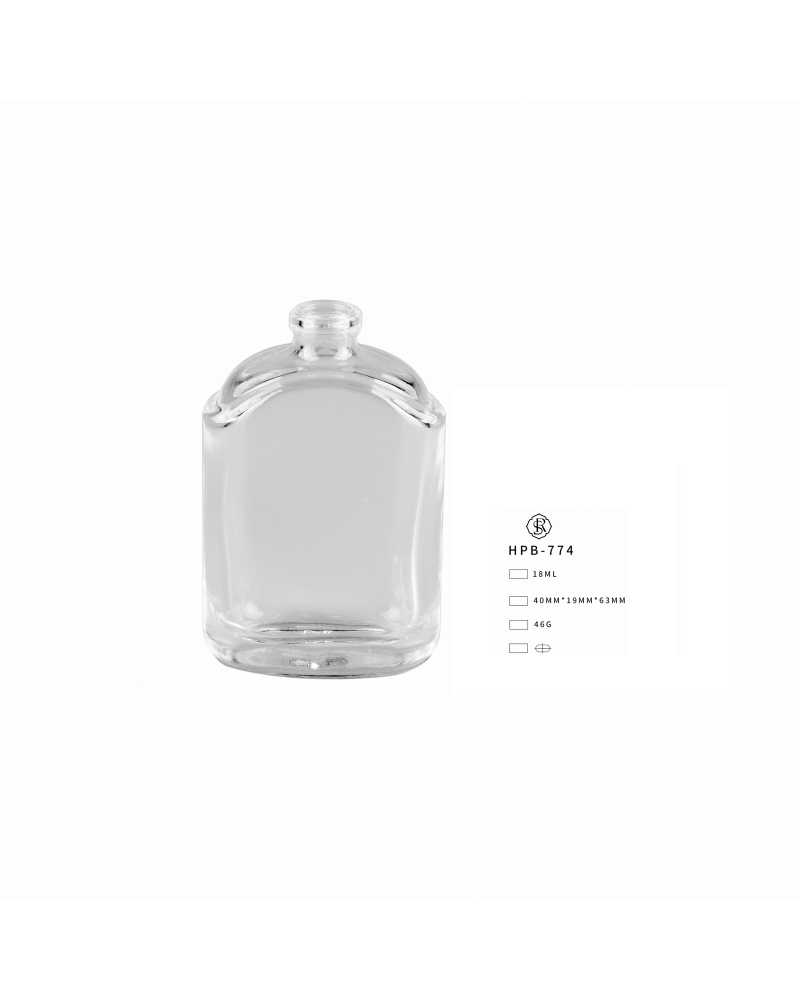 37ml sample perfume bottles smooth corner square vial bottles