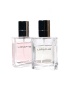 Design and Logo Cosmetic 100ml Perfume Mist Spray Square Bottles Transparent Packaging Glass Bottle