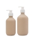 Cosmetic Press Pump Lotion Bottle Straw Stylish Biodegradable Luxury Shampoo Bottle