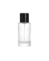 Portable Flat Shoulder Spray Bottle Transparent High End 100ml Cylinder Perfume Bottle with Magnetic Cap