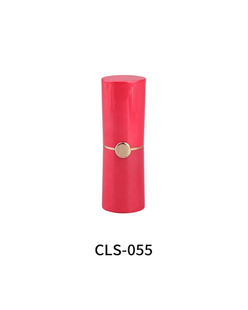 Custom Round Lip Balm Container Red Lipstick Tubes with Logo
