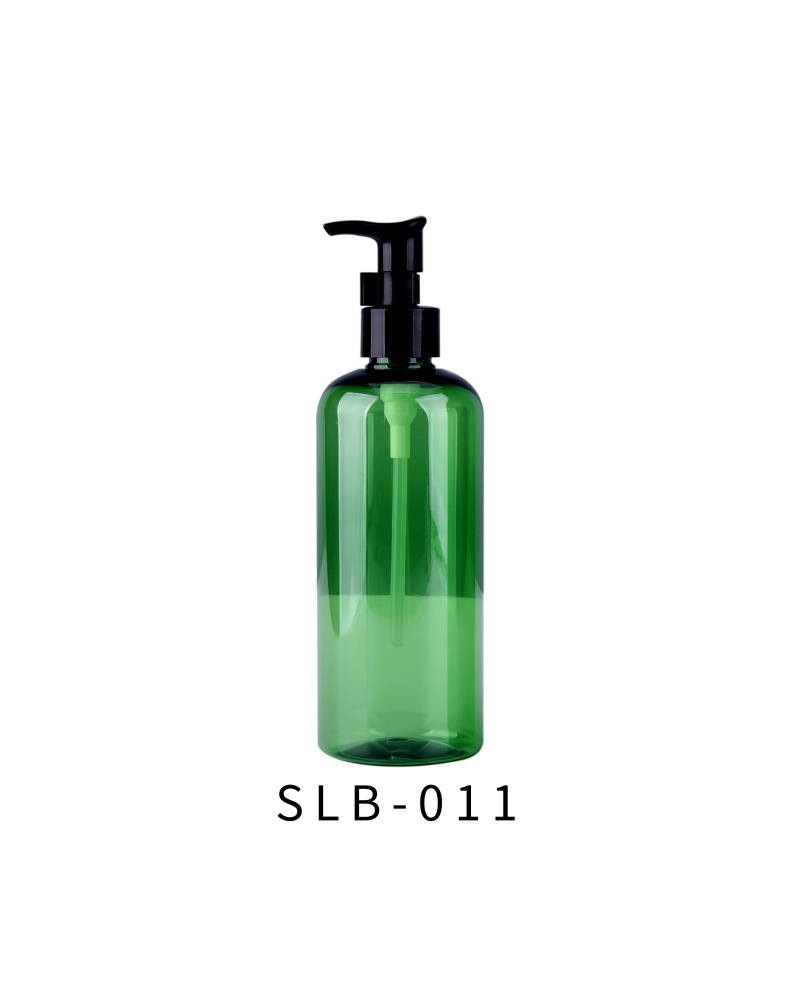 Custom 50ml 100ml 200ml Cosmetics Plastic Lotion Bottles Green Color Bottles