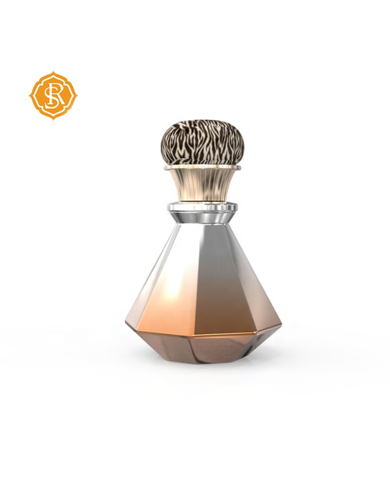 New design glass creative packaging spray perfume 100ml bottle for women