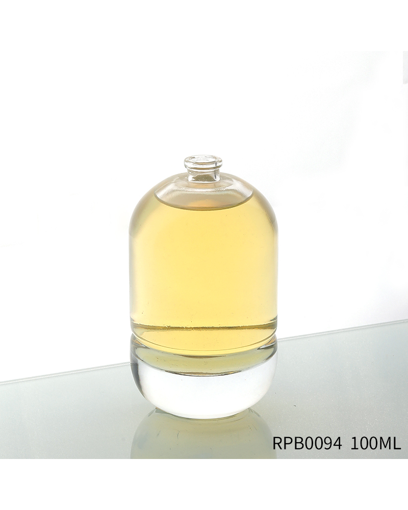Perfume Crimp Bottle 100ml Rounded Perfume Bottle with Magnetic Cap