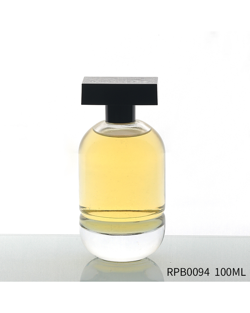 Perfume Crimp Bottle 100ml Rounded Perfume Bottle with Magnetic Cap