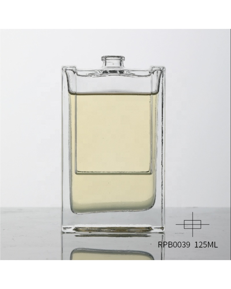Middle East Perfume Bottles Premium Empty Clear Round Glass Spray Perfume Bottle
