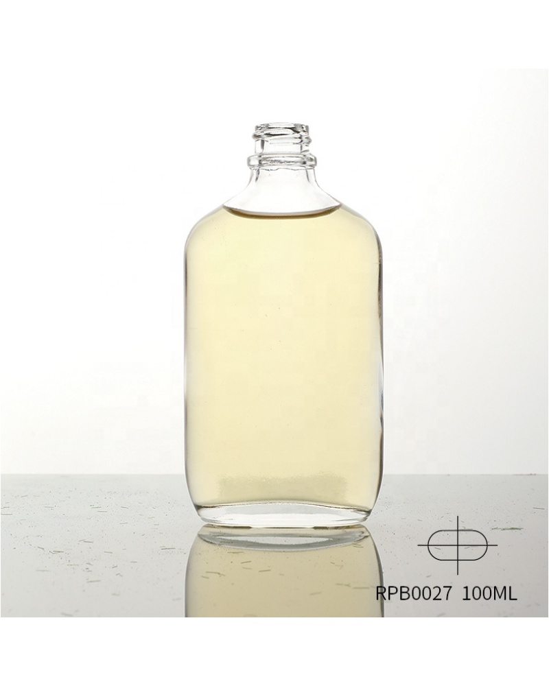 Middle East Perfume Bottles Premium Empty Clear Round Glass Spray Perfume Bottle