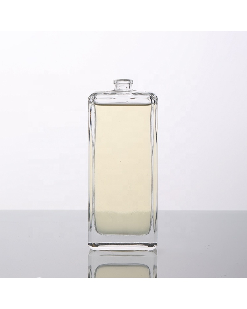 OEM European Rectangular Perfume Glass Bottles 100ml Spray Perfume Bottle