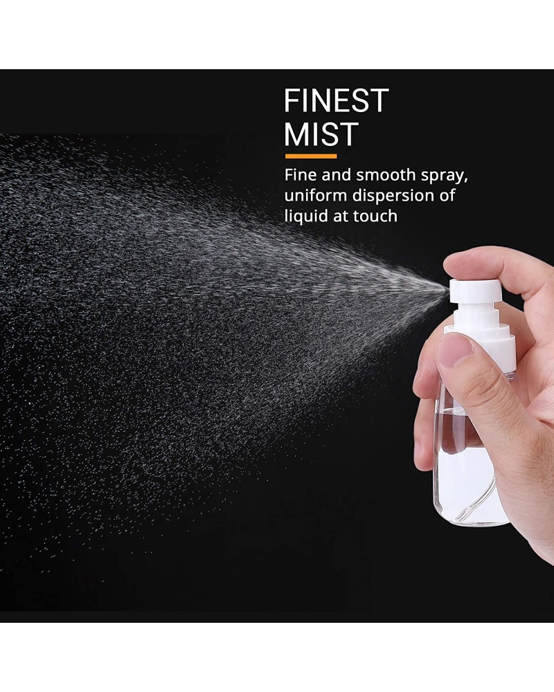 30ml 60ml 100ml Leak Proof Small Refillable Cute Travel Sized PETG Mist Spray Bottle