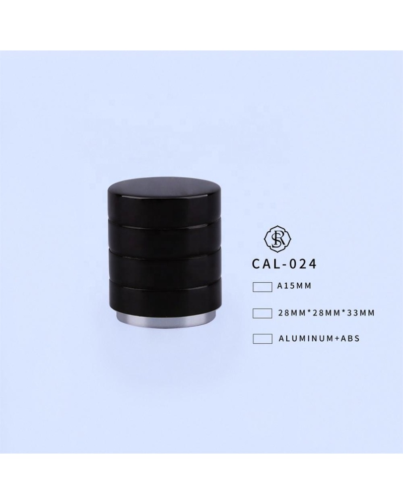 CAL-024 aluminum cylindrical cap lids perfume wholesale with silvery inner cap