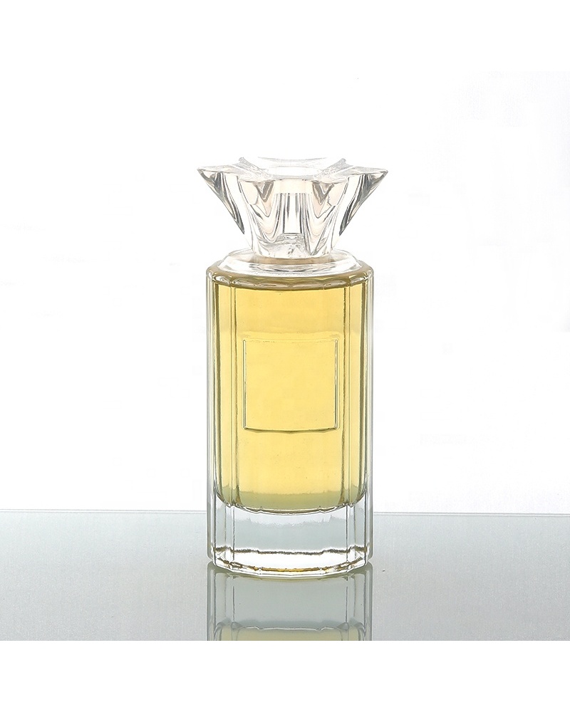 Custom Bottle Cap Clear Empty Labeling 100ml Luxury Bottle Spray Perfume