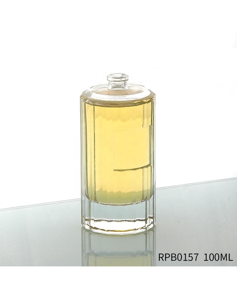 Custom Bottle Cap Clear Empty Labeling 100ml Luxury Bottle Spray Perfume