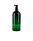 Beauty Packaging Lotion Cosmetic Shampoo Transparent Green Bottles Plastic Bottle Pet