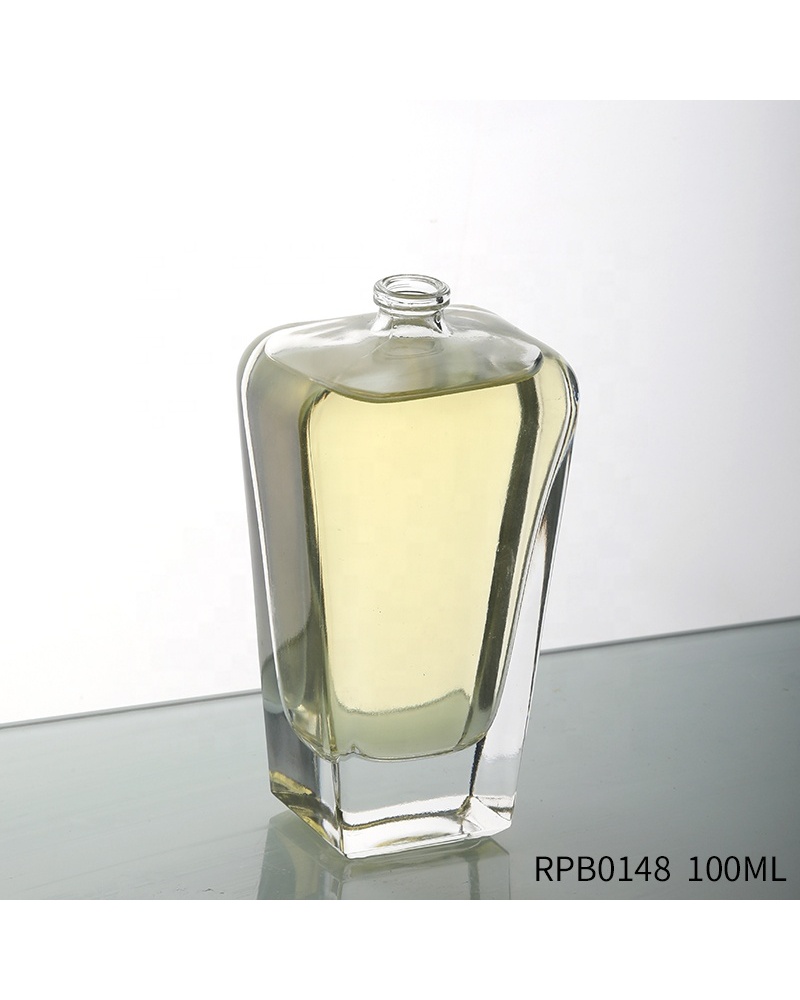 Transparent Thick Bottom Flat Round Empty Easy Crimp Perfume Bottle for Perfume Oil