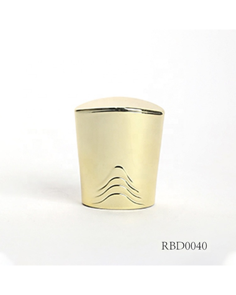 Customized Luxury 30ml 50ml 100ml Black Gold Cap Supply Plastic Perfume Bottle Lids