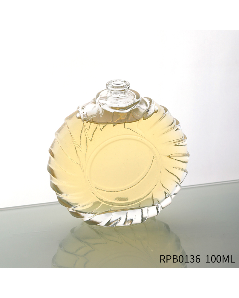 OEM Factory Oblate 100ml Clear Perfume Bottle Customizable Exquisite Perfume Bottle