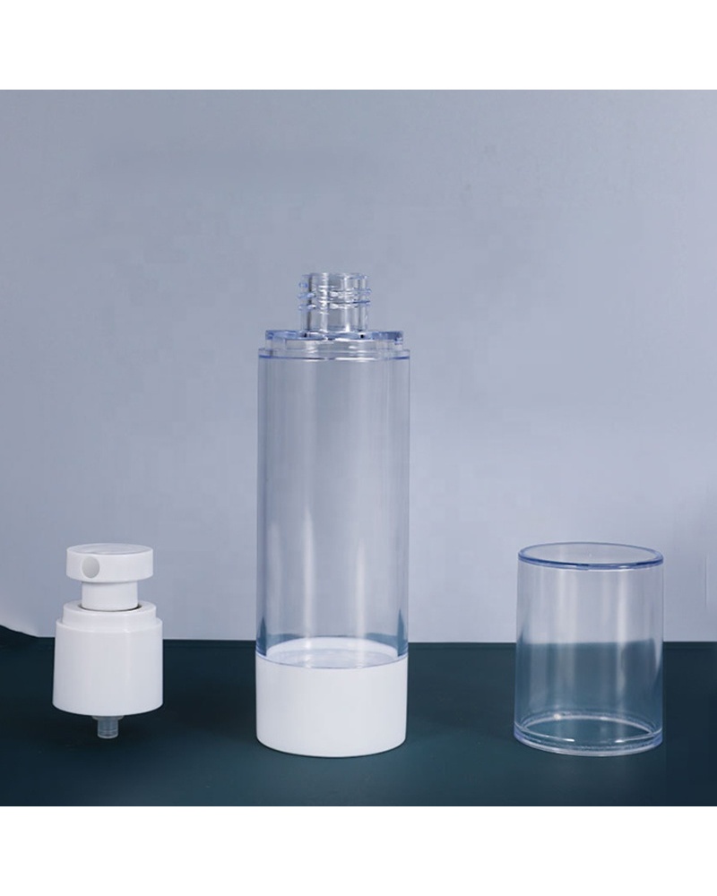 Travel Essence Dispensing Cream Colour Vacuum Cosmetic Spray Plastic Bottles for Body Lotion
