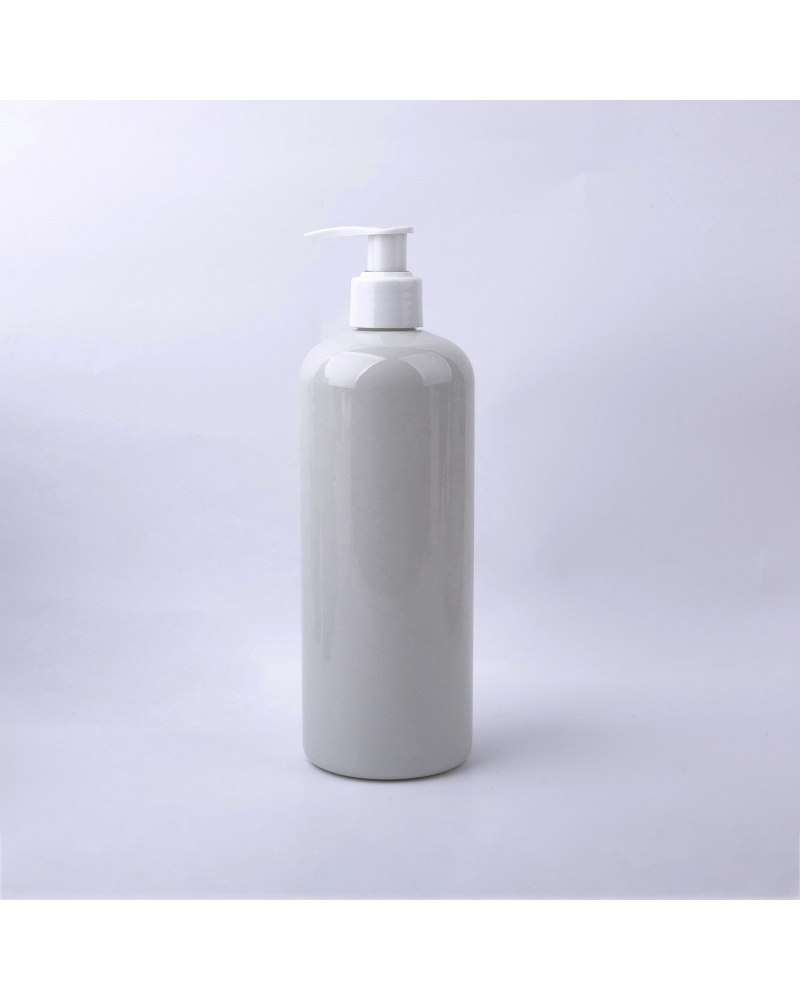 Skincare Packaging Lotion Shampoo Dispenser Plastic Pump 500ml White Plastic Pet Bottle