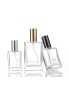 High-end Flat Square Fine Mist Cosmetic Bottle Glass Travel Size Woman Portable Perfume Bottle