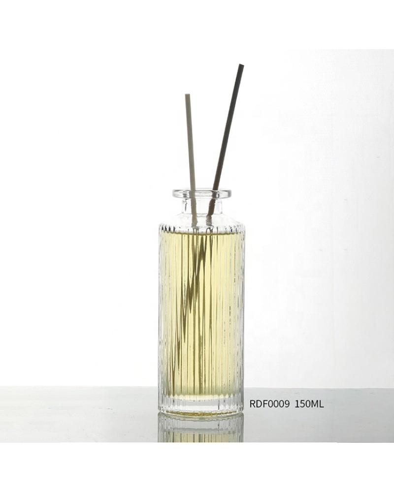 Custom Print Logo Essential Oil Glass Jars 150 ml Reed Glass Diffuser Bottle