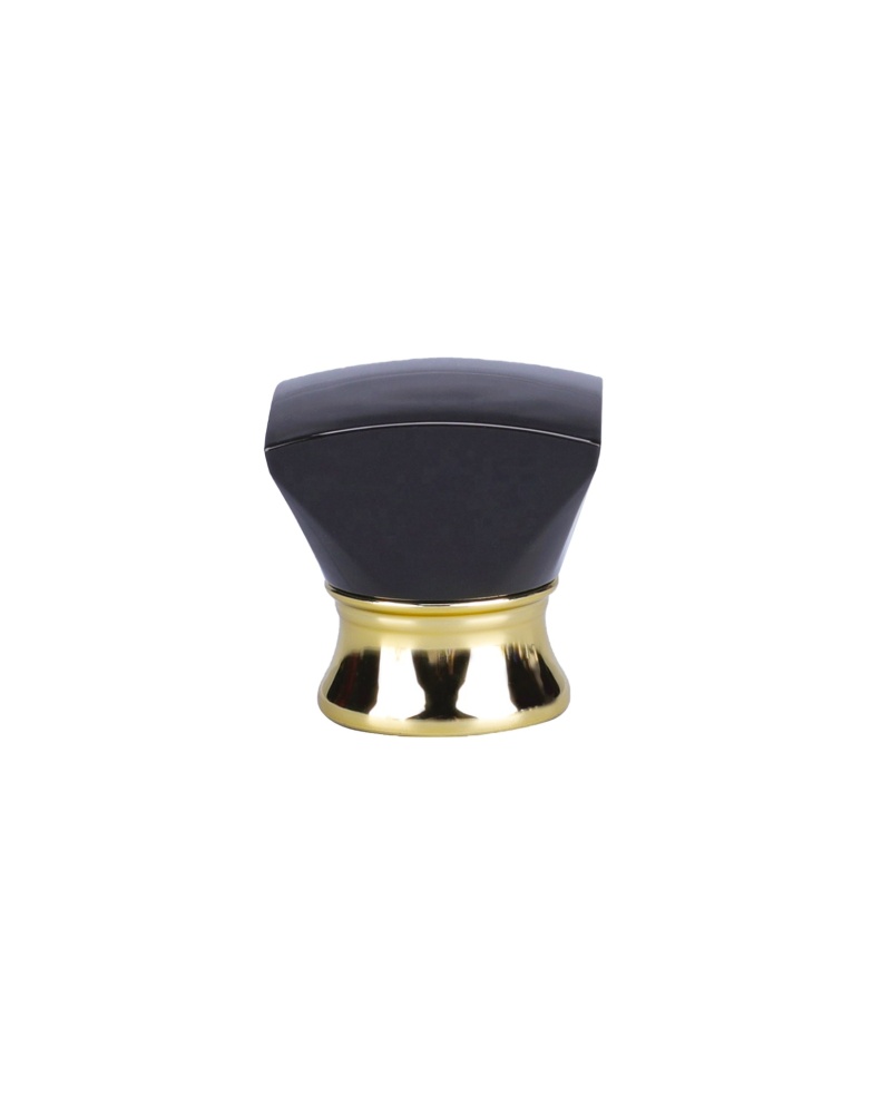 bottle plastic cap black cap with gold bottom Chinese made