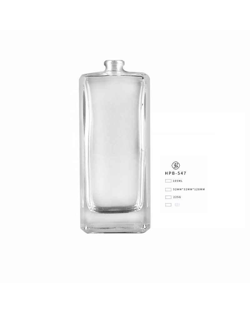 High Quality Round Transparent Empty Perfume Glass Bottle