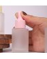 30ml Macaron Flat Shoulder Cosmetic Bottle Wholesale Frosted Glass Essential Oil Bottle